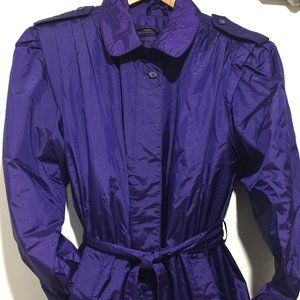 VINTAGE DOWN POUR LONG BELTED COATS SIZE 7/8